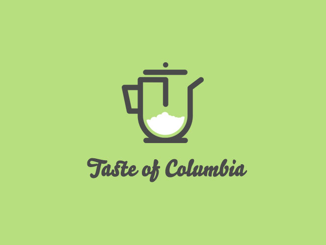 Taste of Columbia coffee shop logo